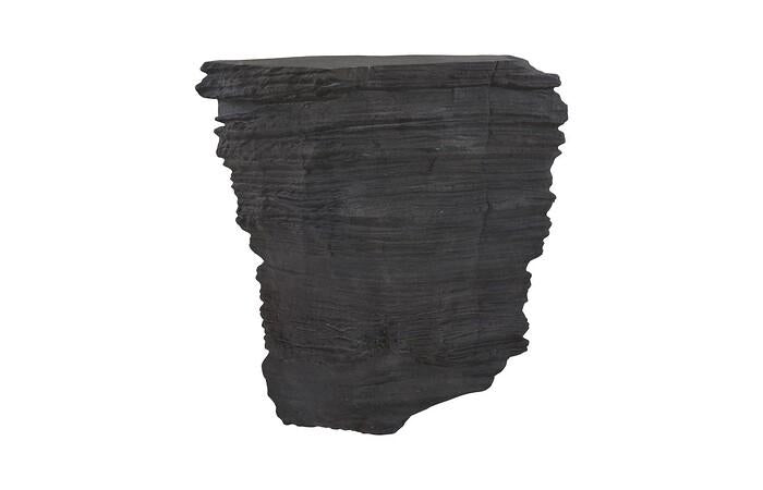Stratified Rock Wall Decor — One Size, Charcoal Stone