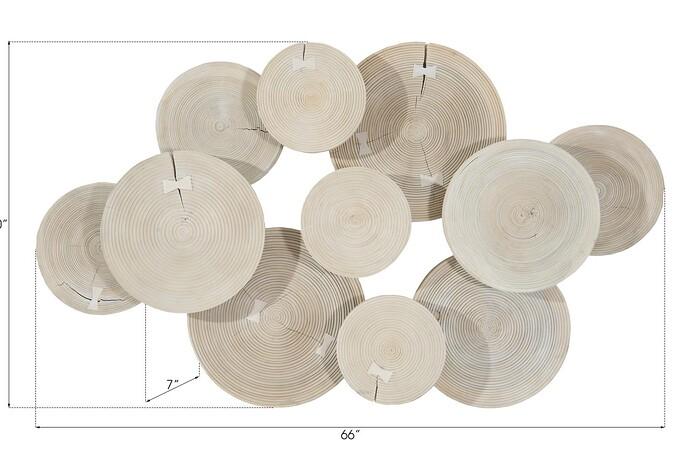 Clouds Wall Art, Bleached Finish — view 5