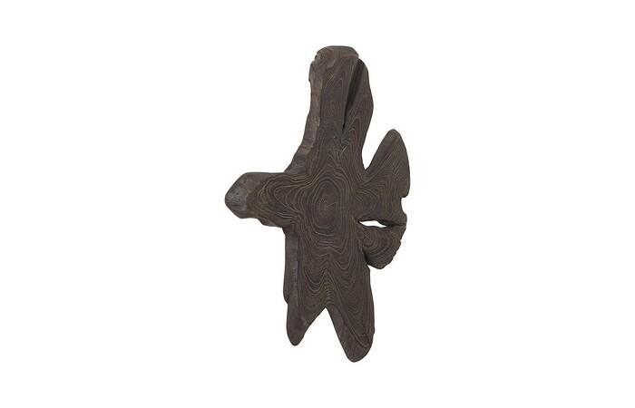 Freeform Teak Wall Slice — view 17