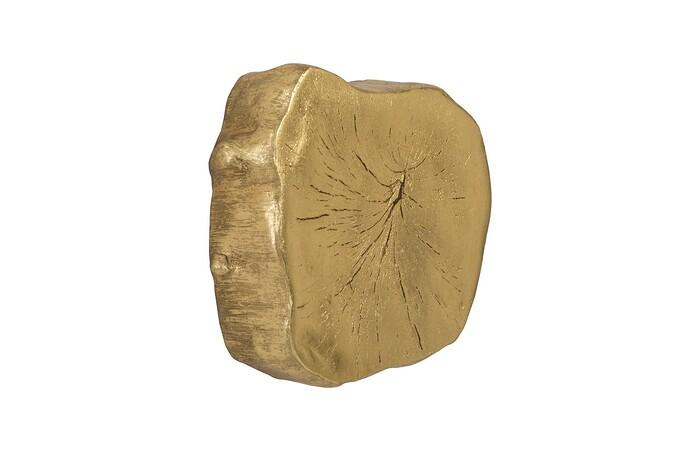 Log Wall Tile — One Size, Gold Leaf