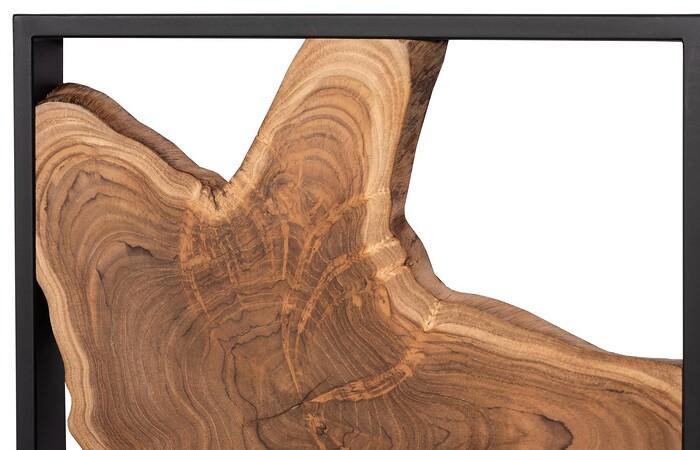 Framed Slice Wall Tile, Teak Wood — view 11