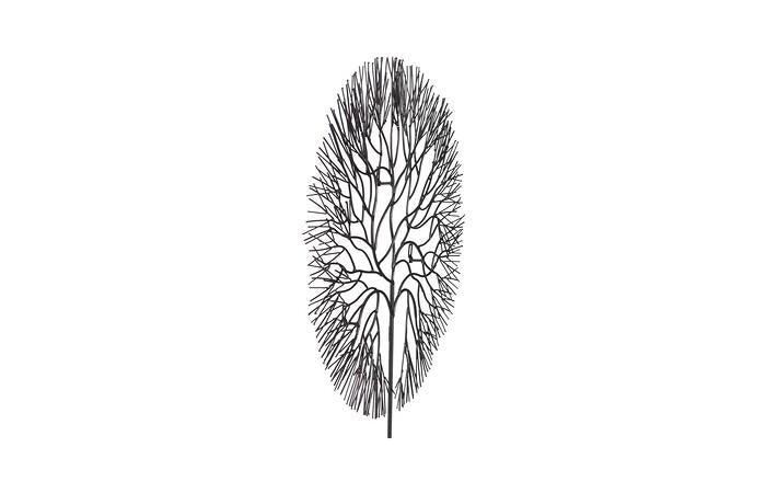 Wire Tree Wall Art, Circle, Metal — view 9