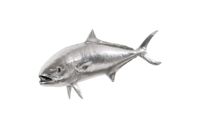 Yellow Tailed King Fish Wall Sculpture, Resin — view 2