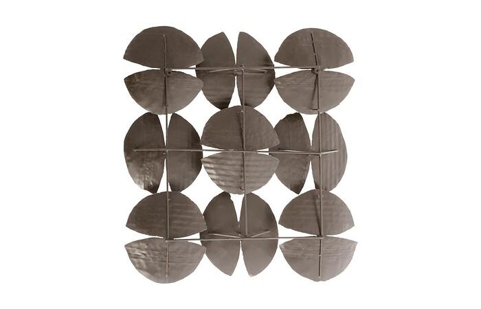 Ginkgo Leaf Wall Art, 9 Leaves, Silver — view 5