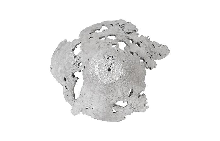 Perforated Splash Bowl Wall Art, Silver Leaf — view 3