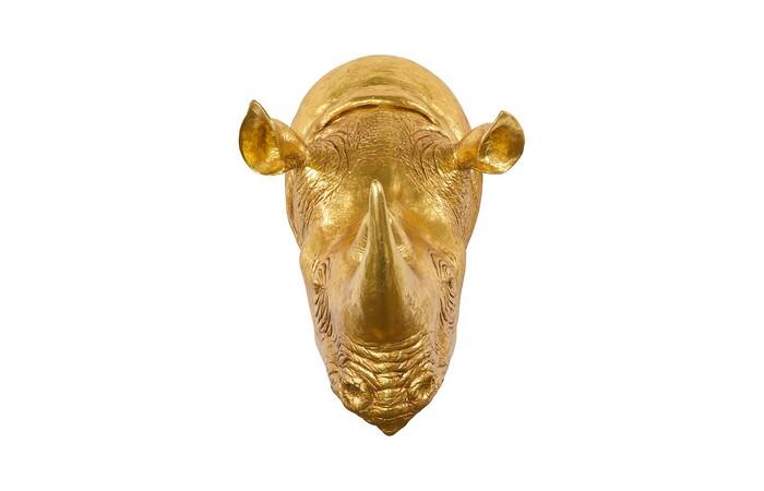 Rhino Wall Art, Resin — view 3