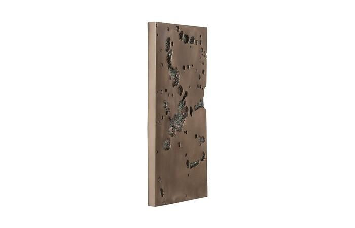 Splotch Wall Art, Rectangle, Bronze Finish — view 2