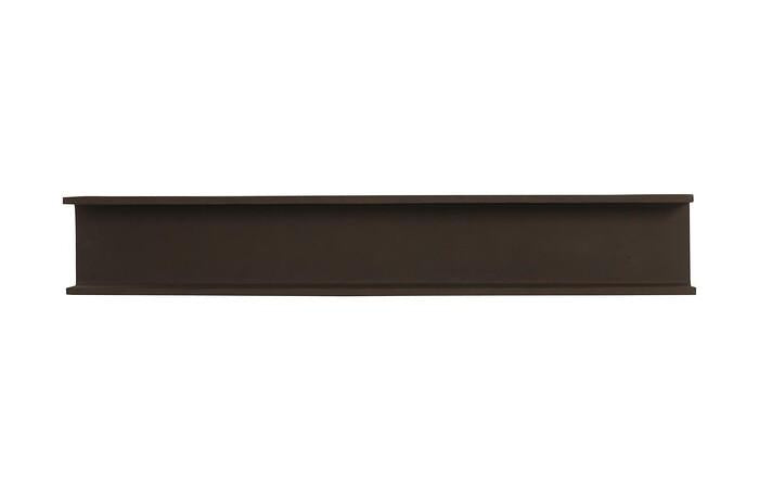 I-Beam Wall Shelf, Rust — One Size, Rust