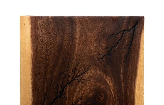 Lightning Wall Tile, Chamcha Wood — view 3
