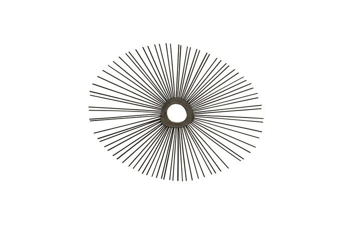 Spoke Mirror, Burnt, Round — One Size, As Shown