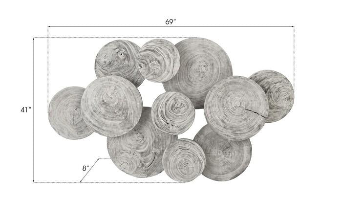 Clouds Wall Art, Gray Stone — view 5