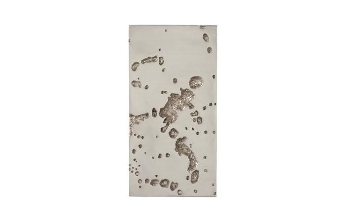 Splotch Wall Art, Rectangle, Silver Leaf — One Size, Silver Leaf