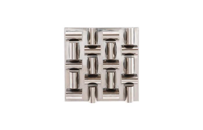 Arete Wall Tile, Stainless Steel — One Size, As Shown