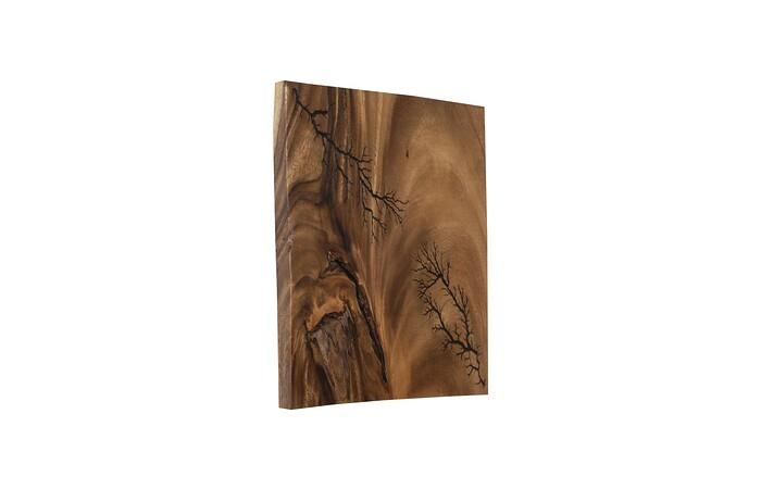 Lightning Wall Tile, Chamcha Wood — view 5