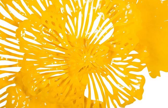 Flower Wall Art, Dandelion, Metal — view 8
