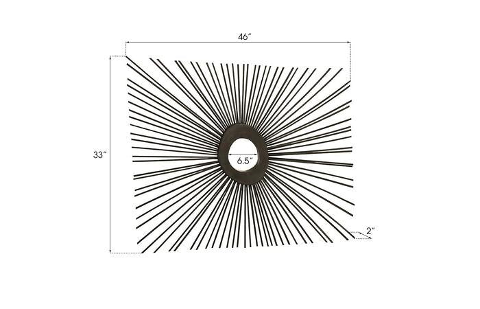 Spoke Mirror, Burnt, Square — view 5