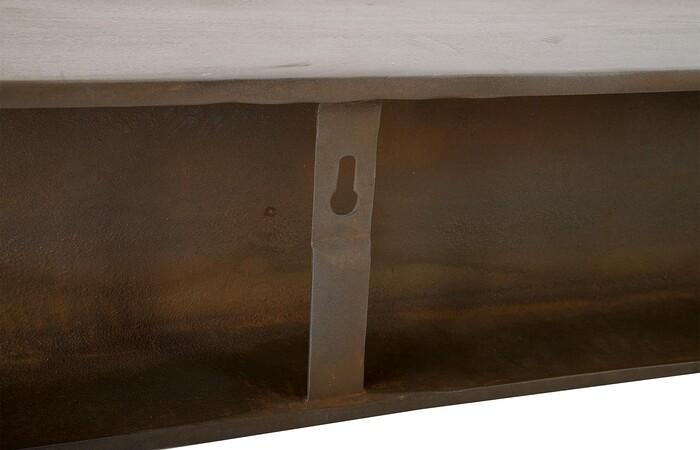 I-Beam Wall Shelf, Rust — view 6