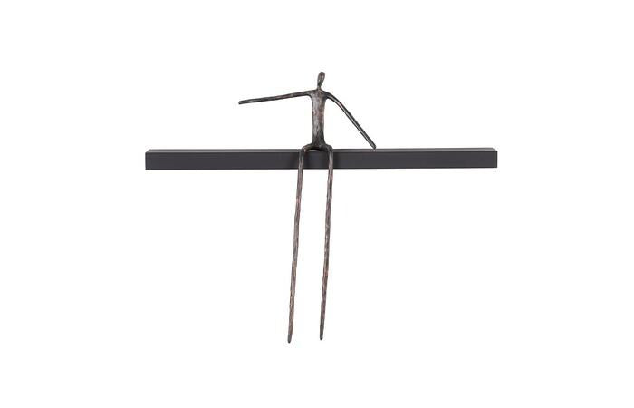 Moveable Man on Shelf, Sitting, C — One Size, As Shown