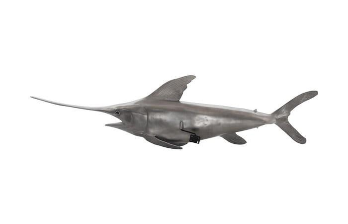 Broadbill Swordfish Fish Wall Sculpture, Resin — view 8