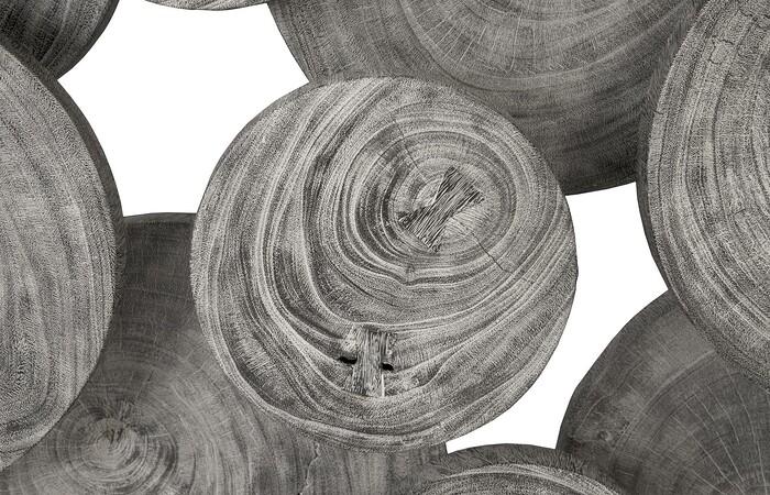 Clouds Wall Art, Gray Stone — view 3