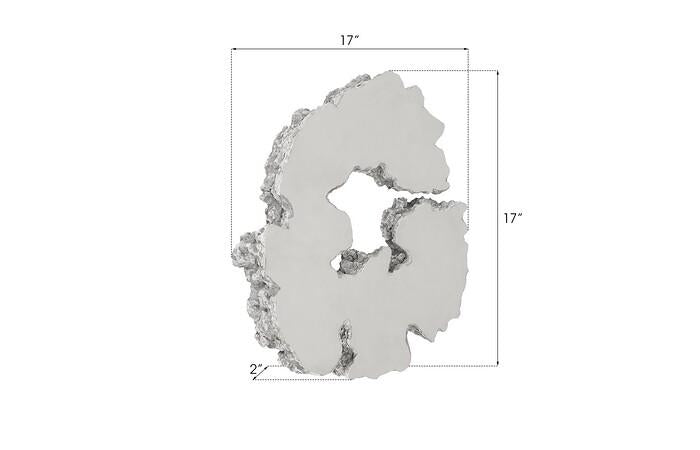 Lava Slice Wall Art, Resin, Stainless Steel — view 6