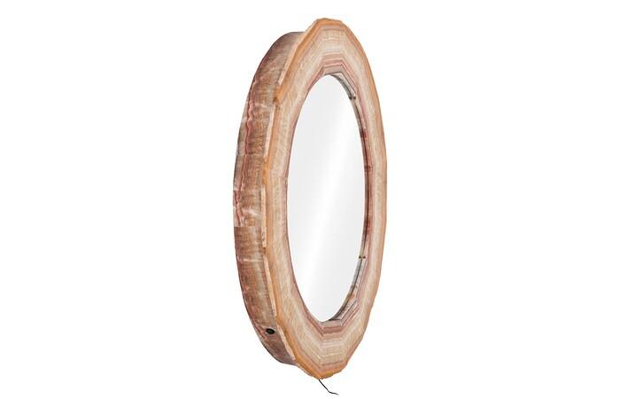 Onyx Mirror, Serpentine Beige — view 7
