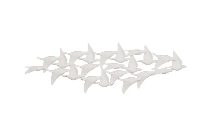 Flock Of Birds Wall Art — One Size, Matte White