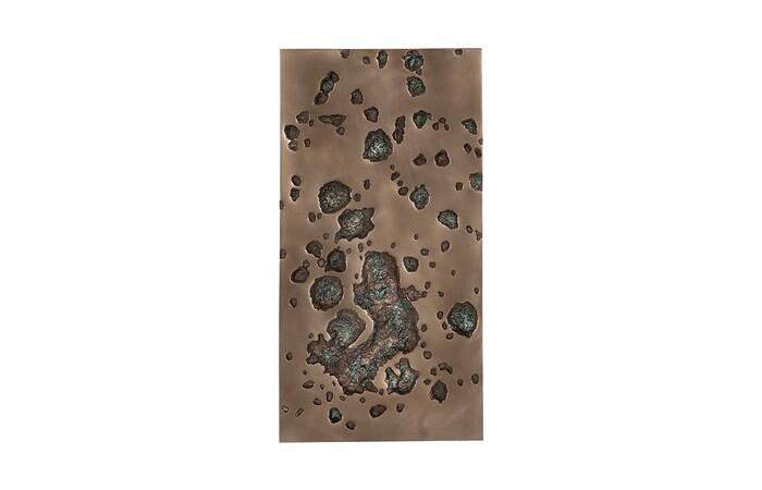 Splotch Wall Art, Rectangle, Bronze Finish — One Size, Bronze Finish