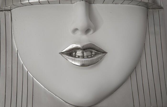 Fashion Faces Wall Art, Smile — view 12