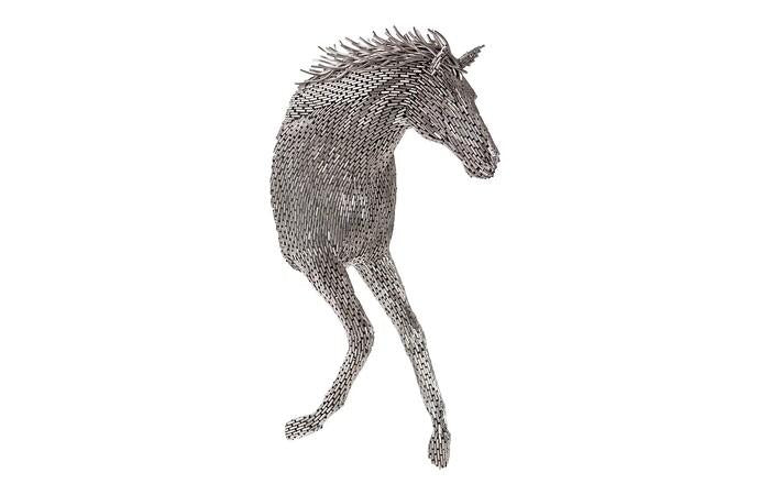 Herd of Horses Wall Sculpture C — One Size, As Shown