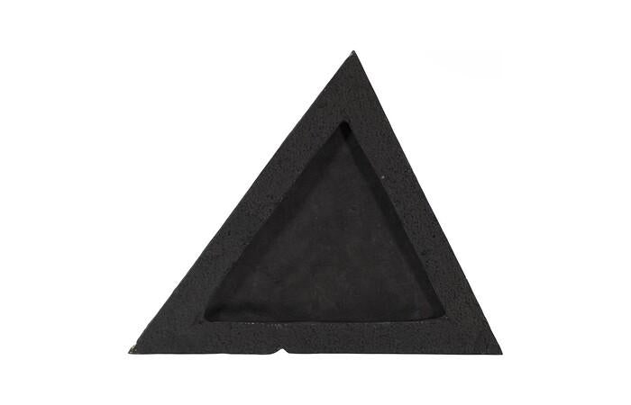 Rift Wall Tile, Triangle, Matte Black, Gold Leaf — view 4