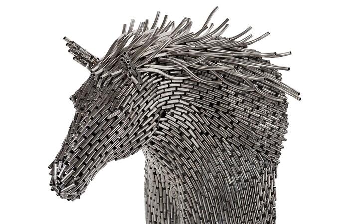 Herd of Horses Wall Sculpture D — view 3