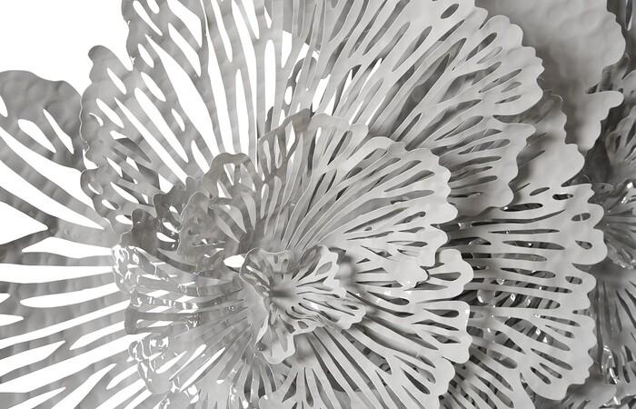 Flower Wall Art, Metal — view 12
