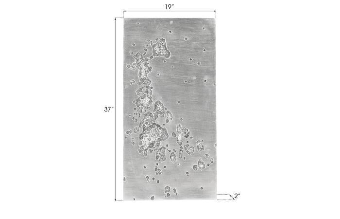 Splotch Wall Art, Rectangle, Silver Leaf — view 5