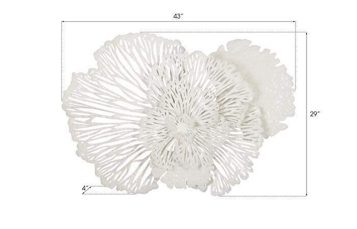 Flower Wall Art, Metal — view 25