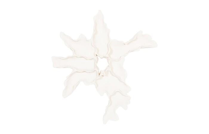 Contour Cast Root Flower Wall Art, White Stone — One Size, White Stone