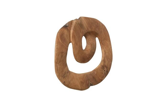 Swirl Wall Tile, Teak Wood — view 7