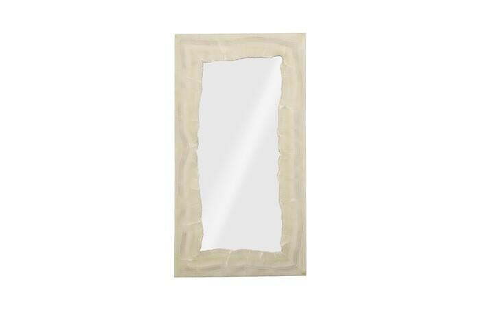 Onyx Mirror — 32x4x59"h, White