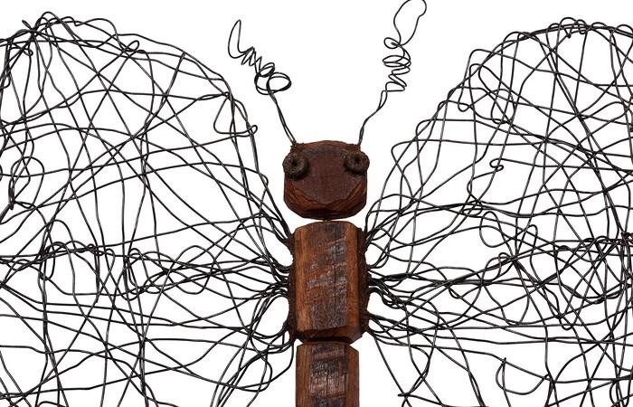 Wire Wing Butterfly Wall Art — view 5