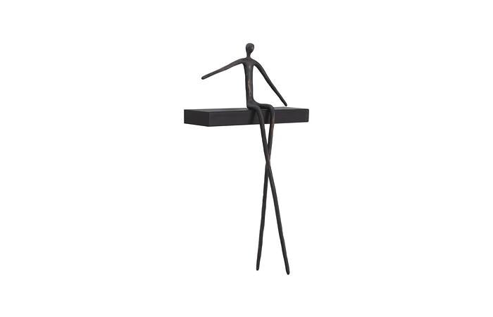 Moveable Man On Short Shelf, Sitting, C — view 2