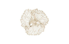 Flower Wall Art, Metal — Extra Small, Ivory