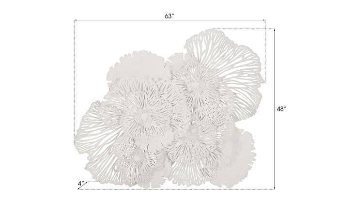 Flower Wall Art, Metal — view 30