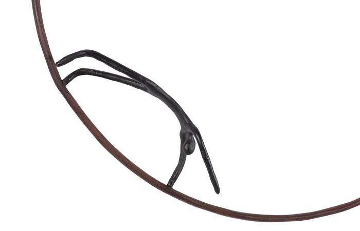Olympic Figure in Iron Ring, Black, Rust, Style A — view 3
