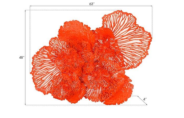 Flower Wall Art, Metal Phillips Collection