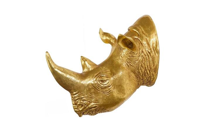 Rhino Wall Art, Resin — view 2