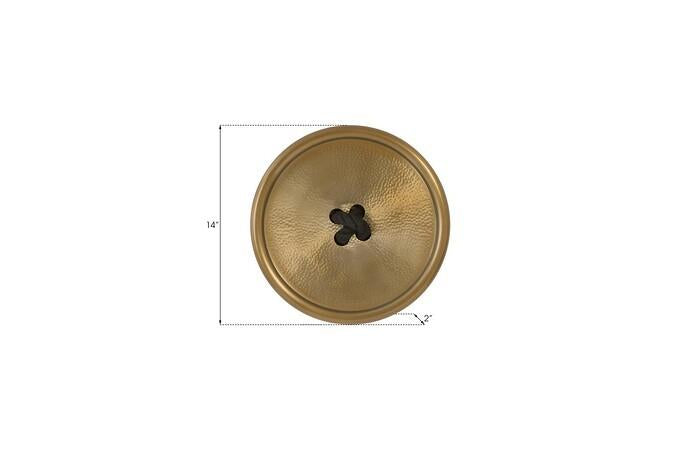 Button Wall Tile, Hammered Metal — view 12