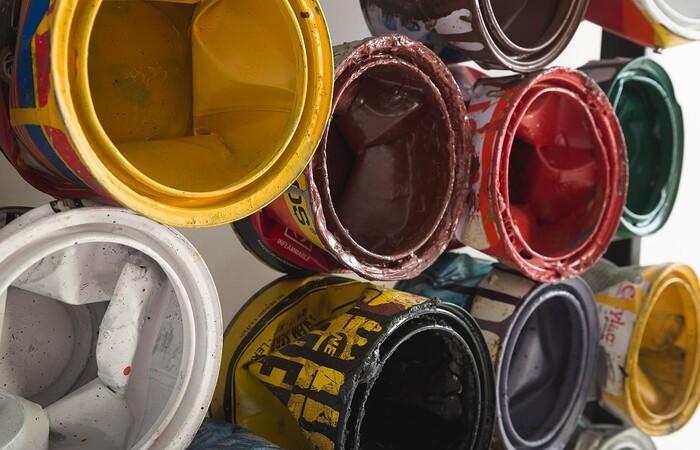 Paint Can Wall Art, Square — view 4