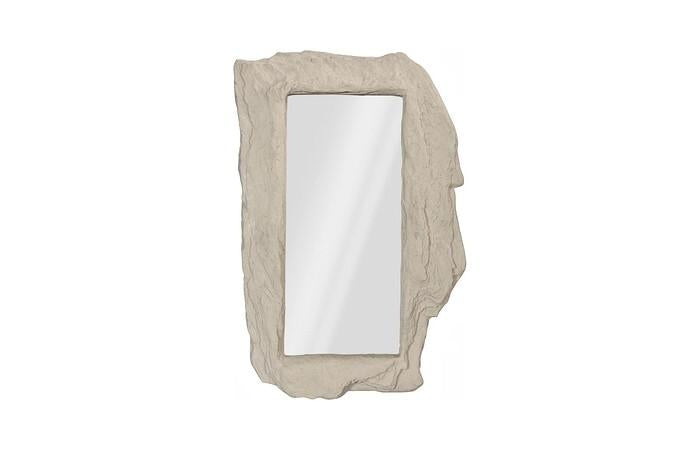 Stratified Rectangle Mirror, Roman Stone — view 3