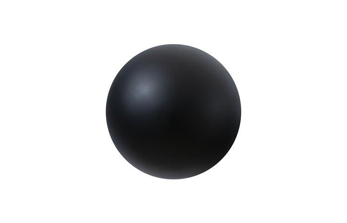 Ball on the Wall — Medium, Matte Black