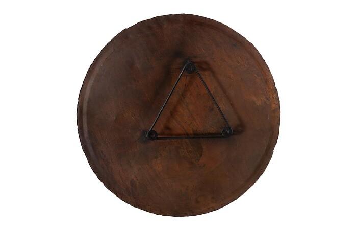 Reclaimed Oil Drum Wall Disc, Individual Pieces, Assorted Colors and Depths — view 4